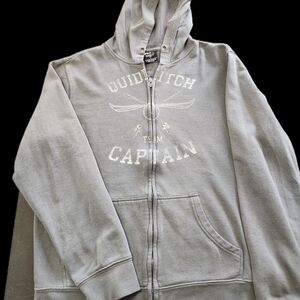 Warner Bros. Gray Quidditch Team Captain Hoodie